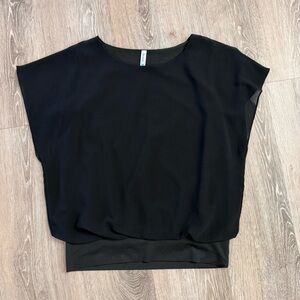 Black Sleeveless Top